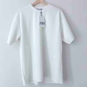 Short Sleeve Ottoman Knit T-Shirt